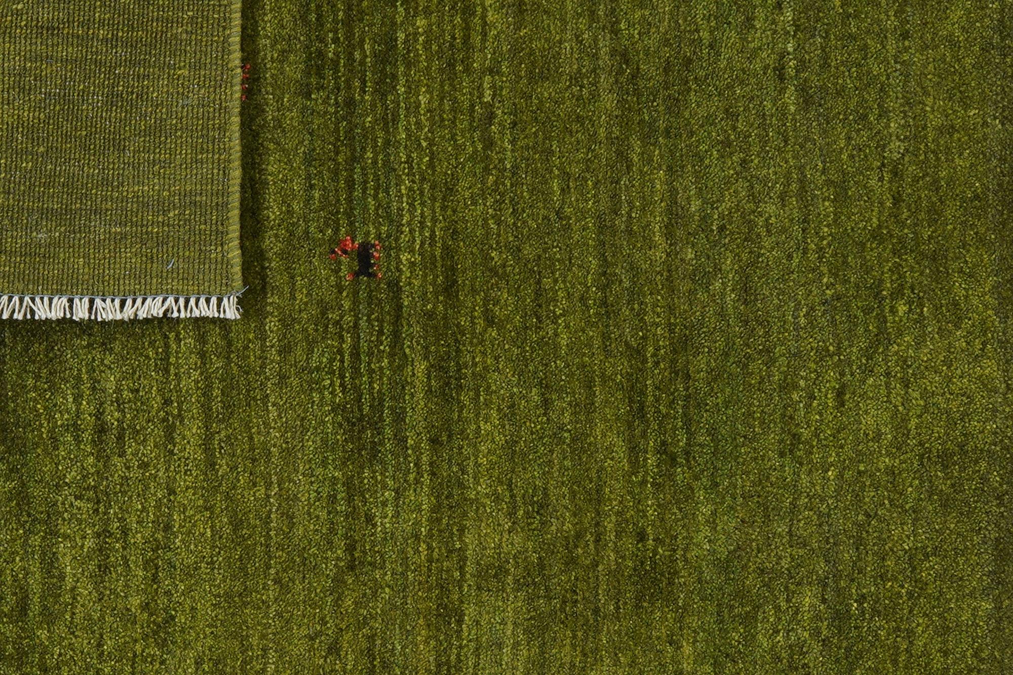 Gabbeh Rug Green 4