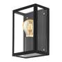 Outdoor wall light Stainless steel Black 0