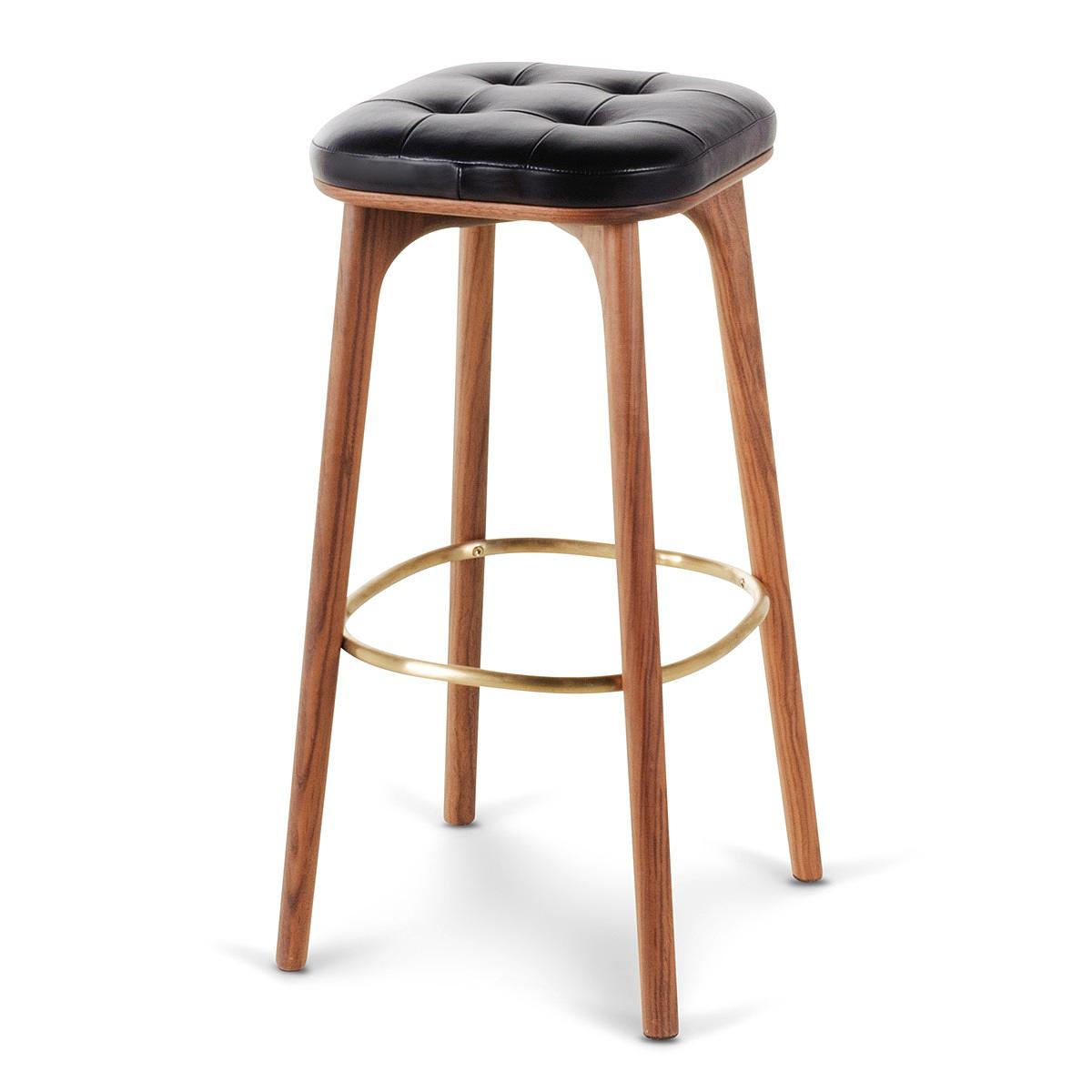 UTILITY Stool Leather Black 0