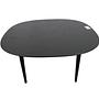 Lunar Tavolino Legno Nero Ø80cm 2