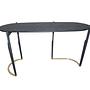 BLINK Console table steel wood veneer 4