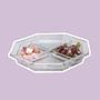 Vintage Art Deco Revival Plate Lead Crystal 1980s 3