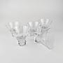 5x Vintage Bowl Crystal 1970s 1