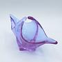 Vintage Schale Alexandrit Glas Rosa 1