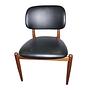 Slow chair leather walnut black 3