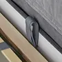 Polsterbett mit Stauraum Grau 4
