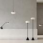 Mün Pendant Light Small Black White 1