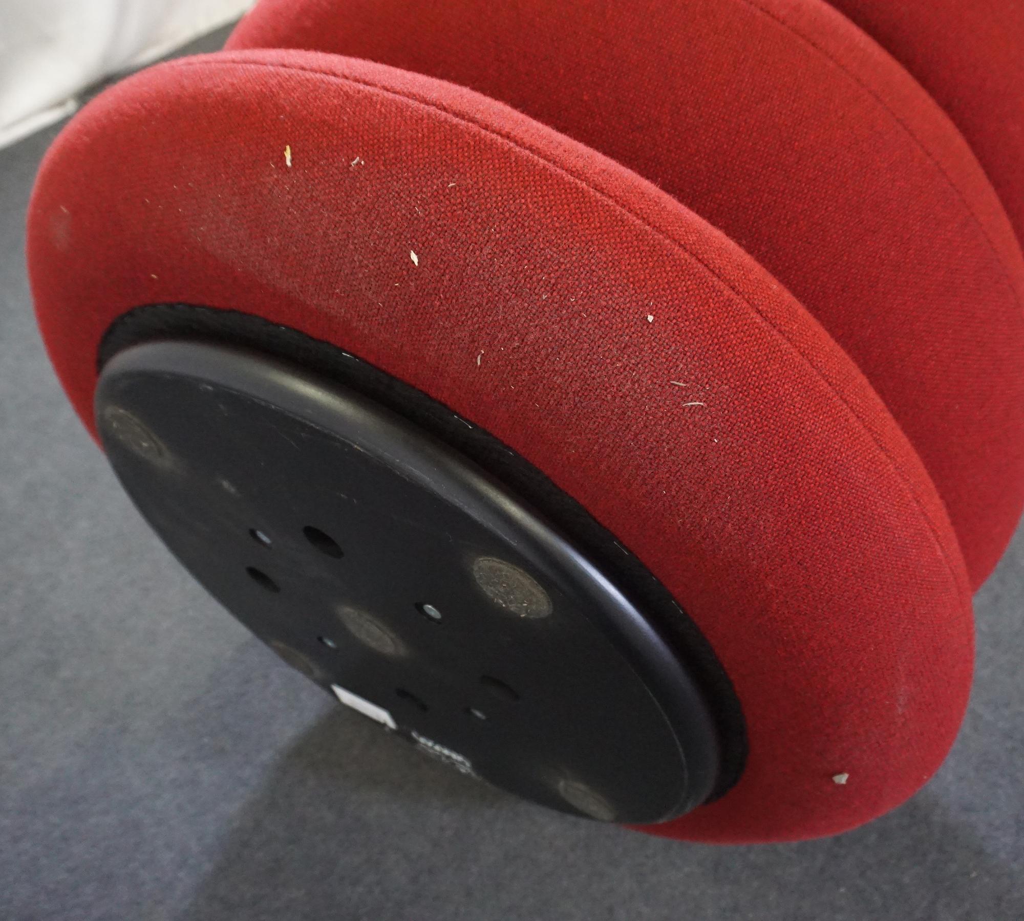 Easy Chair Loungesessel Verner Panton Drehbar Rot 3