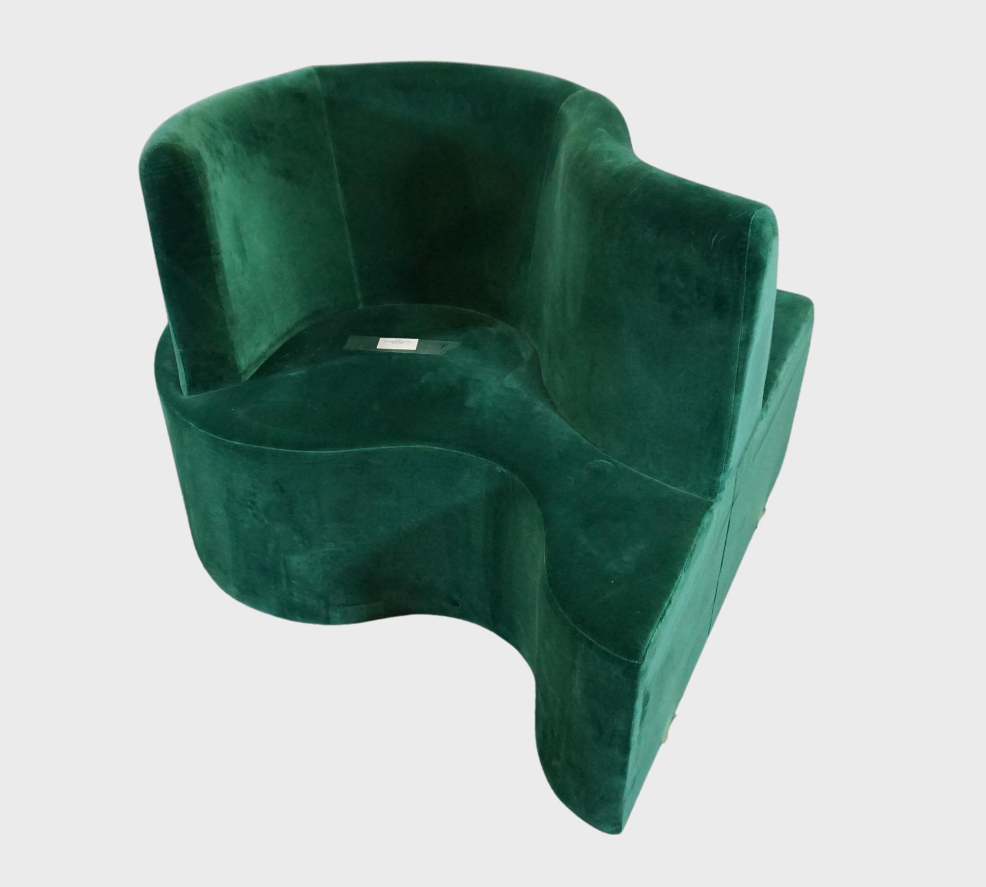 Verner Panton Cloverleaf Sofamodul Links Dunkelgrün 5