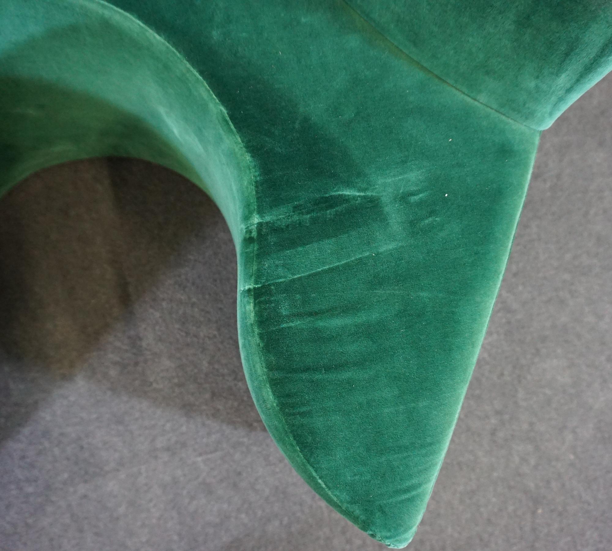 Verner Panton Cloverleaf Sofa Module Dark Green 3