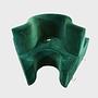 Verner Panton Cloverleaf Sofamodul Dunkelgrün 6