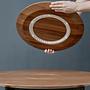 Crawford Coffee Table Walnut Ø 90cm 1