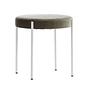 Verner Panton Series 430 Stool Velvet Taupe 0