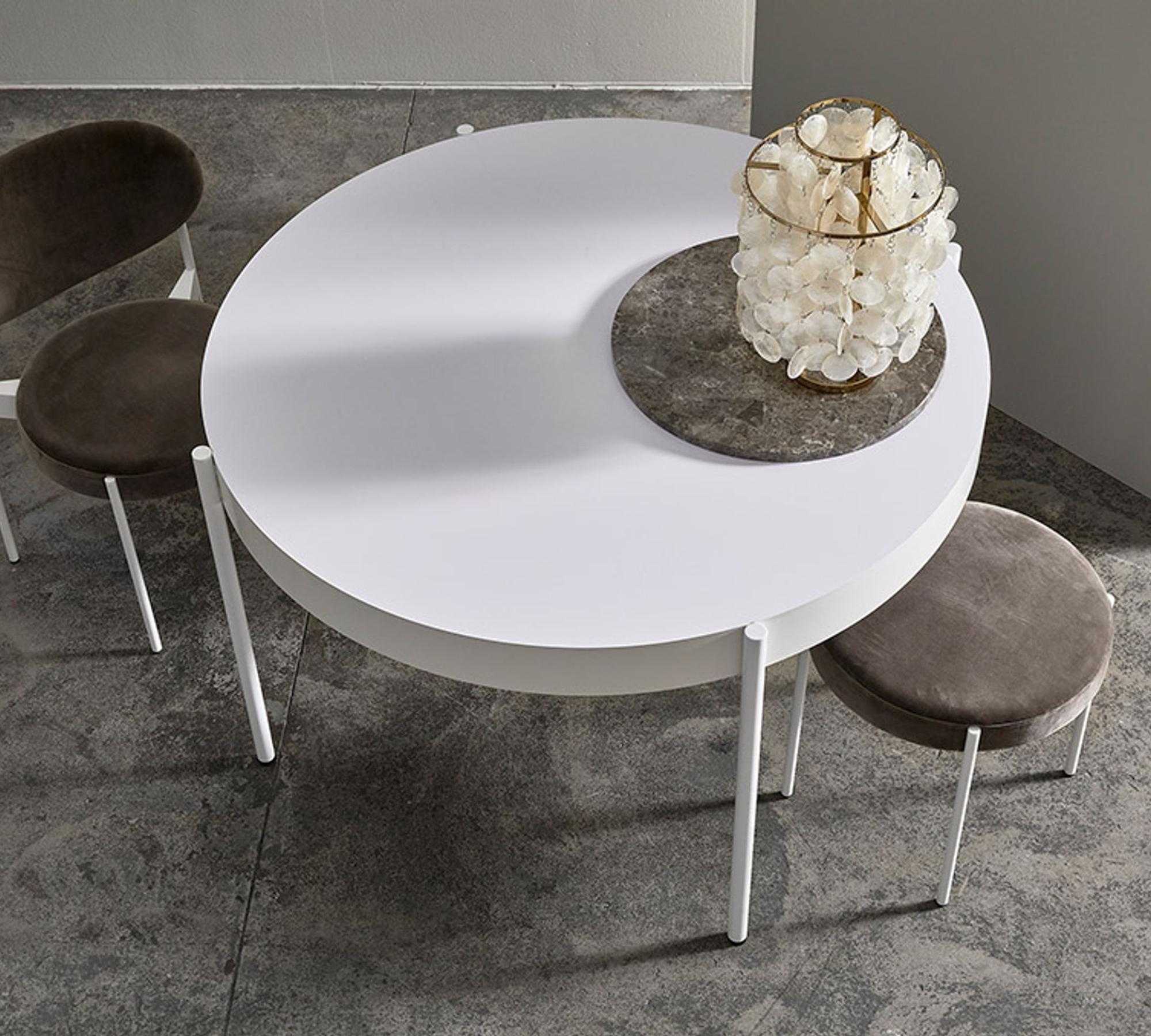 Verner Panton Series 430 Stool Velvet Taupe 2