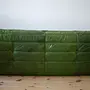 Togo Sofa 3-Sitzer Pull-Up-Leder Grün 2