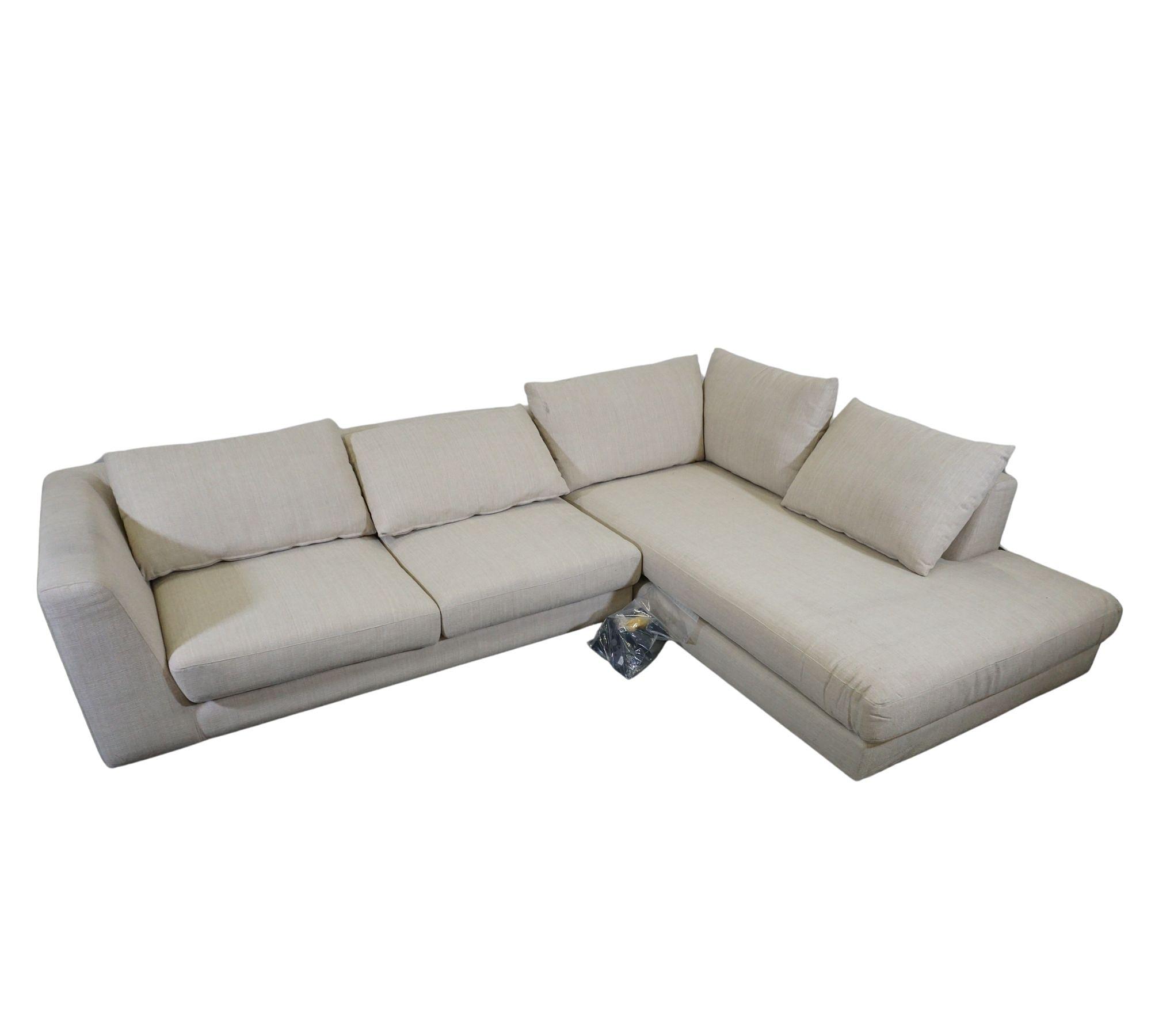 Noa Sofa Chaise Lounge Right Vega Cream 3