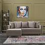 Aydam Sofa bed Chaise lounge Left Cream 0