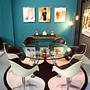 Nomos Dining Table Glass 1986 ø150cm 4