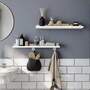 2x Wall shelf Stains White 4