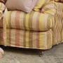 Lejonet Sofa 2,5-Sitzer Leinen Gestreift ohne Pouf 1
