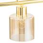 Pendant lamp glass metal brass 4