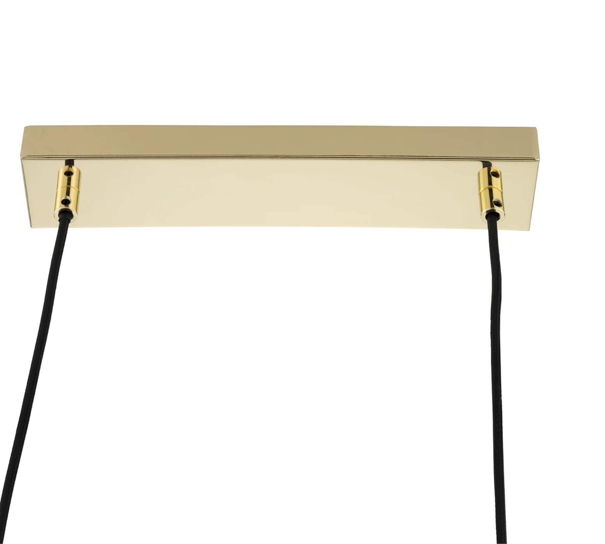 Pendant lamp glass metal brass 5