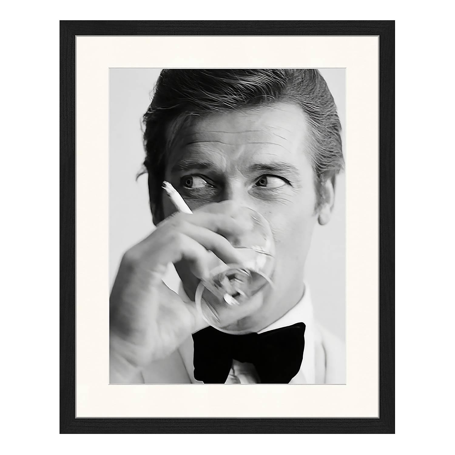 Bild JB drinking Buche massiv / Plexiglas 42 x 52 cm 0
