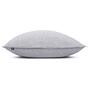 Pillowcase Lino II Cotton Light Grey 60 x 70 cm 0