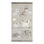 Kinderteppich Lucky Zoo 2.0 Silber 0