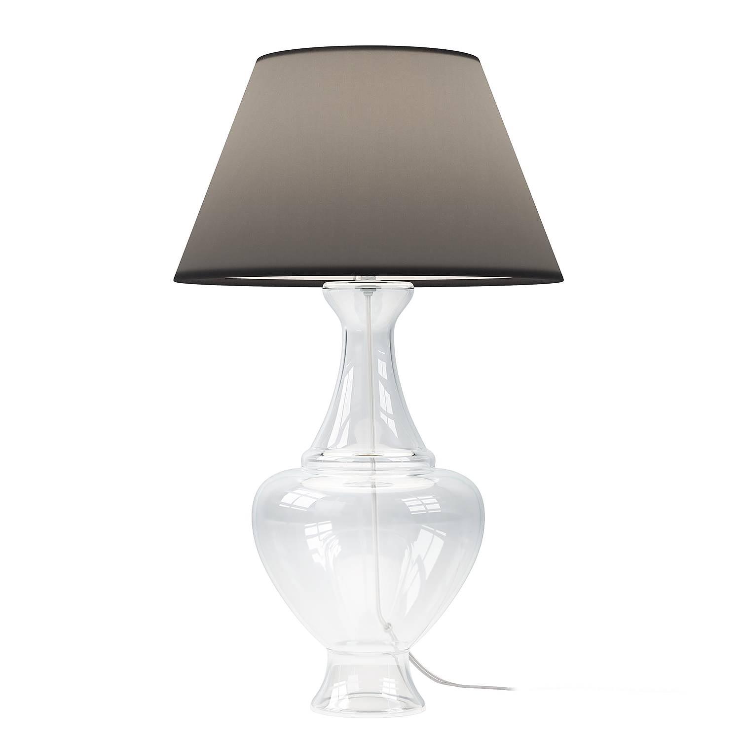 Table lamp
Cotton fabric
Clear glass
1-flame 0
