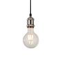 Cable pendant lamp Aluminum Silver 1-light 0