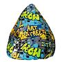 Beanbag Cool Yellow Polyester PVC 70 x 110 x 70 cm 0