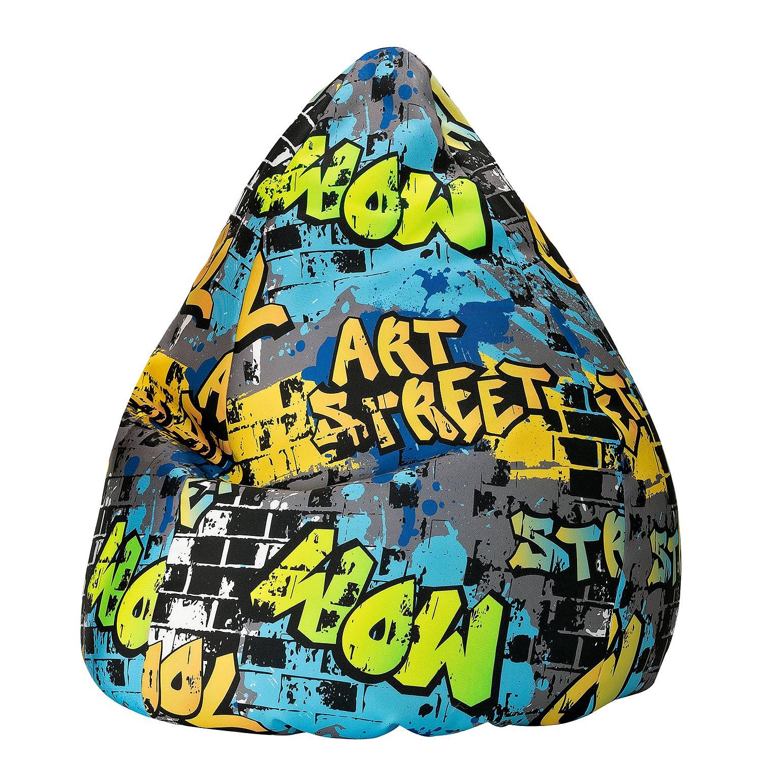Beanbag Cool Yellow Polyester PVC 70 x 110 x 70 cm 0