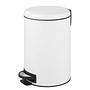 Treteimer Leman Easy Close Weiß 12l 0