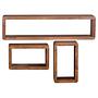 3x Pichl Wandregal Sheesham Massiv 0