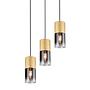 Pendant lamp Robin Type B Smoked glass Steel 0