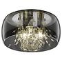 Ceiling light Crystel Smoked glass Steel Diameter: 34 cm 0