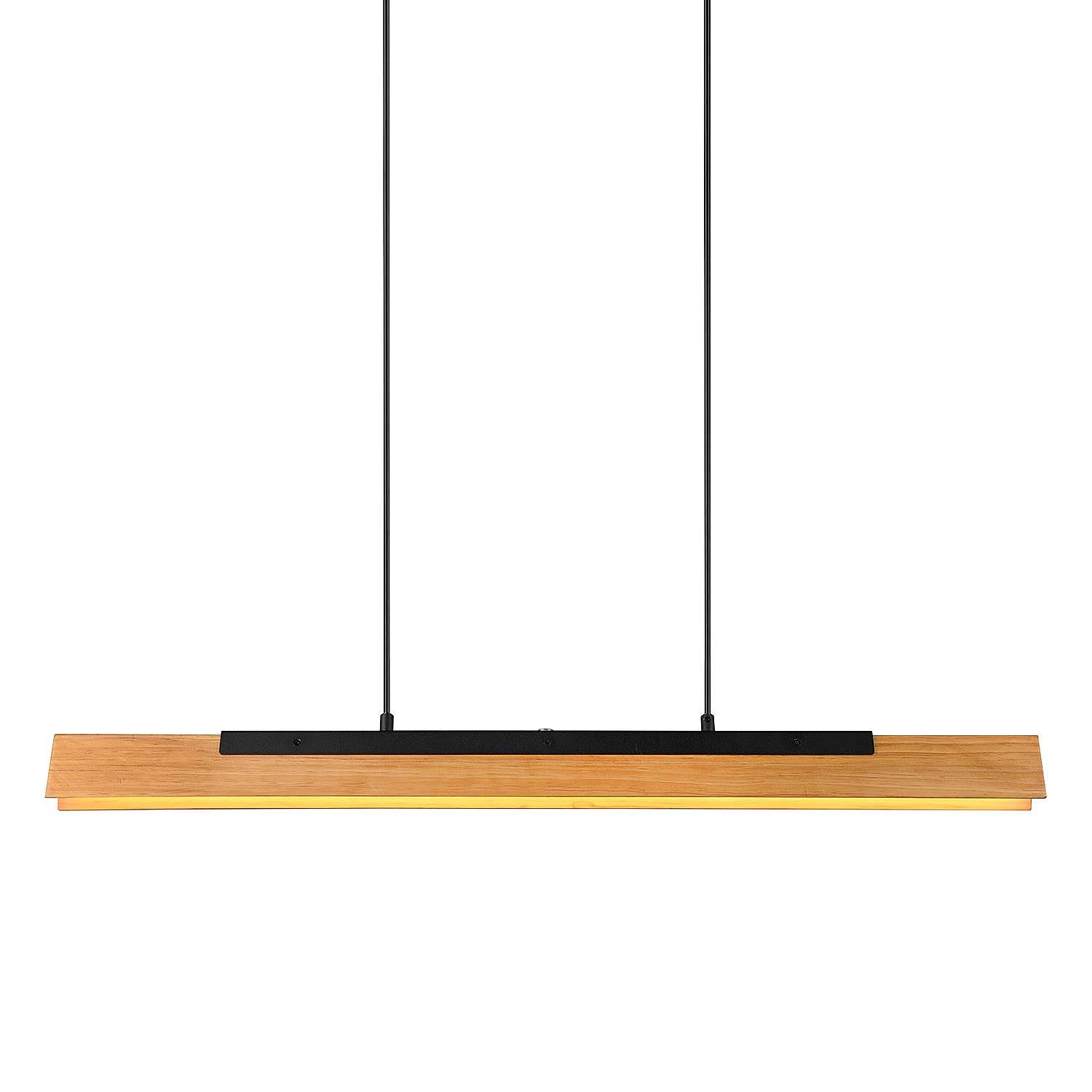 Kerala LED pendant light Pine Steel 1-flame 0