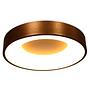 Ringlede LED Ceiling Light Aluminum Copper 0