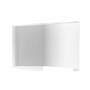 2-flame LED wall lamp aluminum white 0