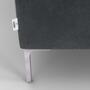 3-Sitzer Sofa Rime Samt Grau 5