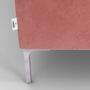 Ecksofa Rime mit Récamiere links Samt Rose 6