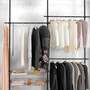 Garderobe Stahl Schwarz 2