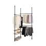 Garderobe Stahl Schwarz 0