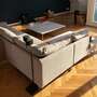 Indivi Ecksofa mit Loungemodul links Mojave Bezug Grau 4