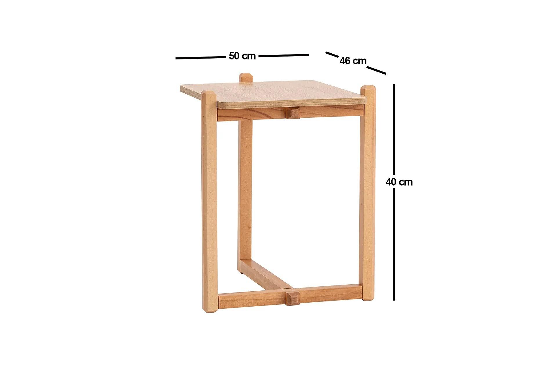 Maya Side Table Brown 8