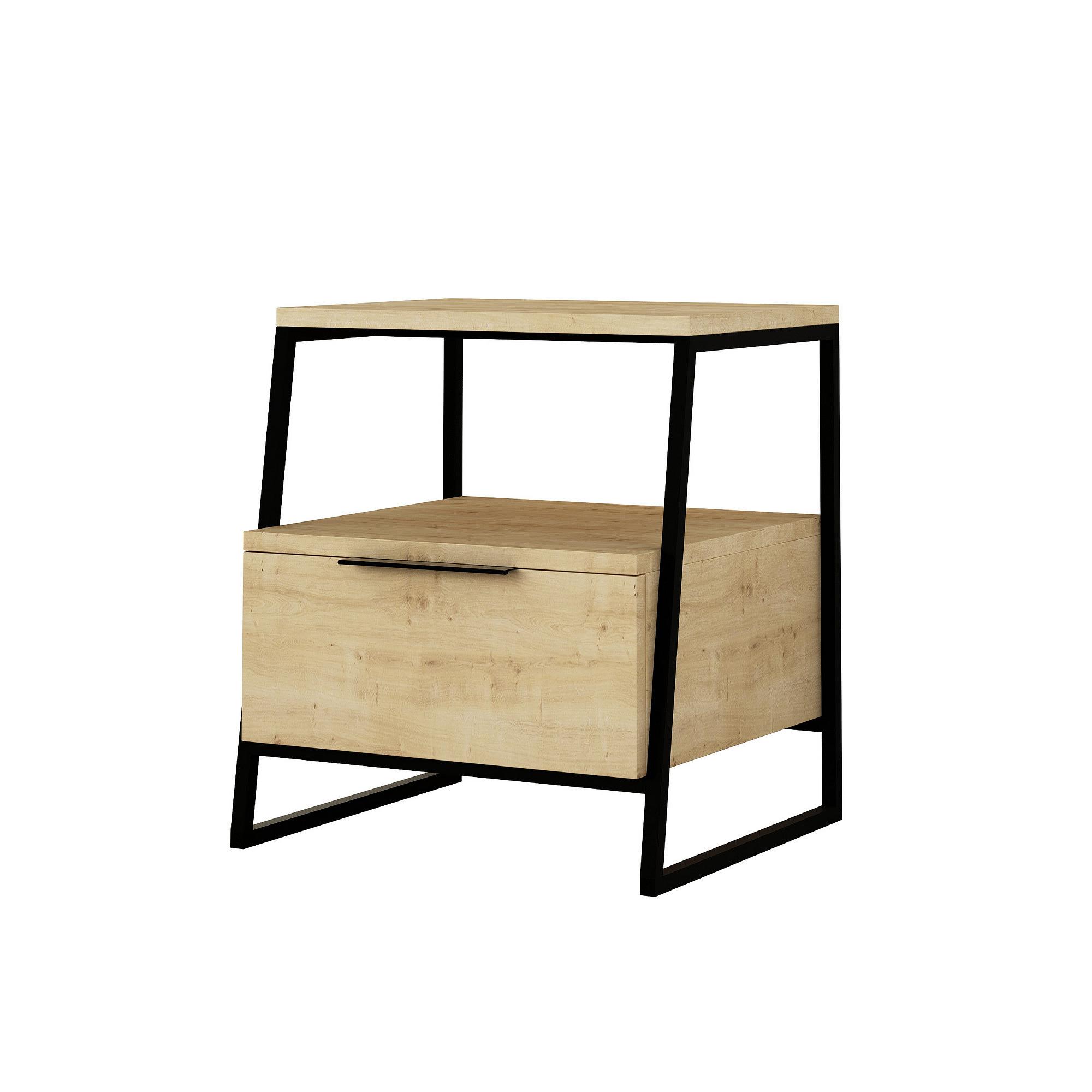 Pal Nightstand / Side Table Oak Brown 0