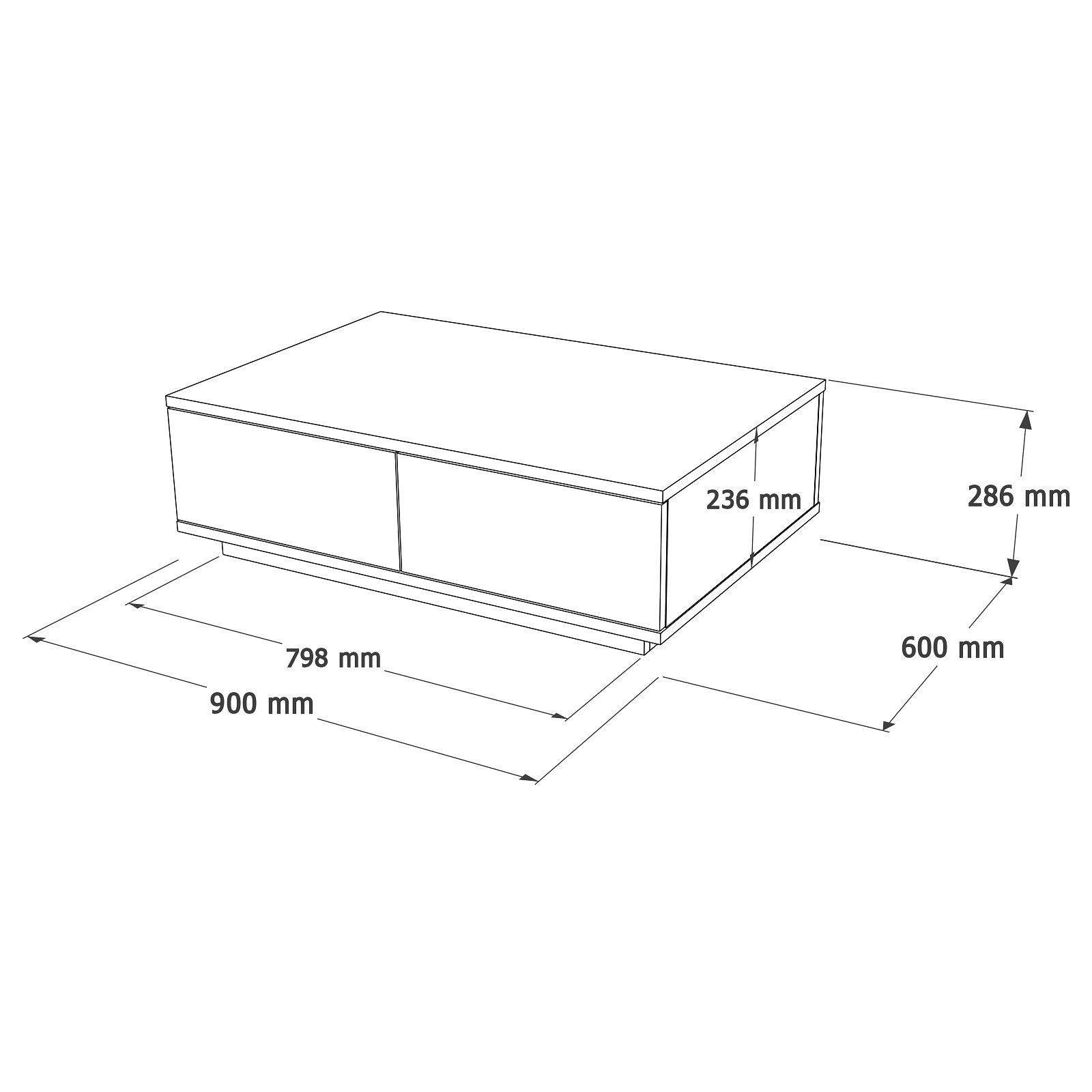 Fr14-Aw Coffee table Brown White 7