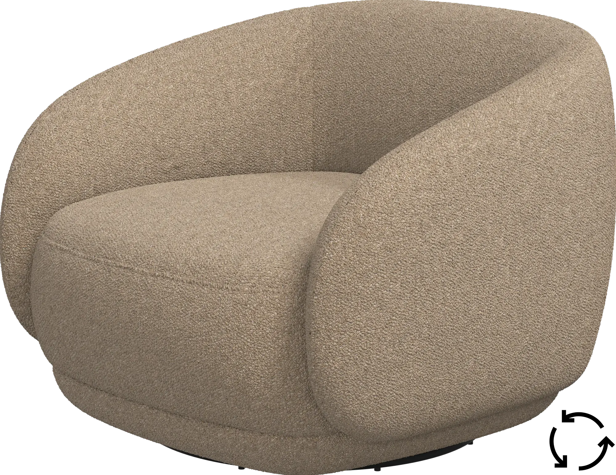 Bolzano Sessel Drehbar Lazio Braun 3096 0