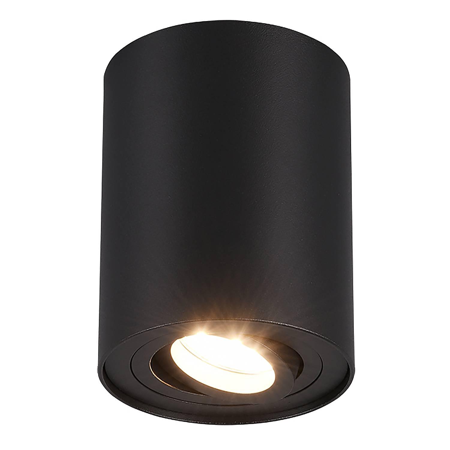 Ceiling light Cookie Aluminium Black Number of flames: 1 0